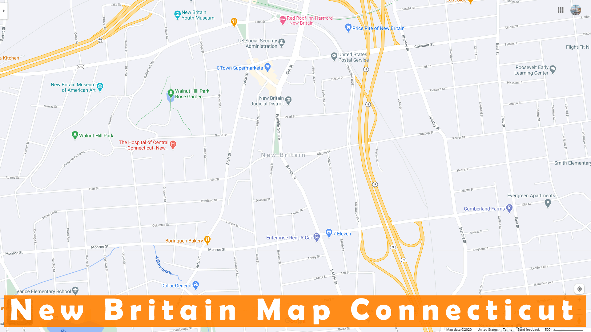 New Britain map